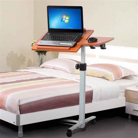 Ktaxon Angle & Height Adjustable Mobile Laptop Notebook Desk Rolling ...