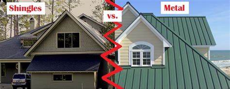 Difference Between Metal Roof and Shingle Roof