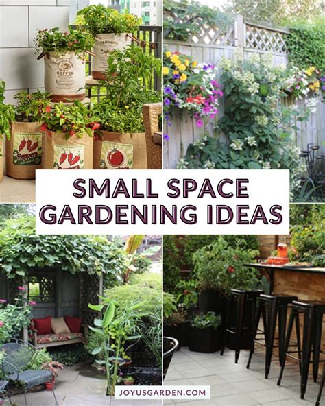 Small Space Gardening Ideas: Tips For Small Garden Spaces