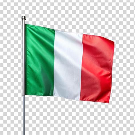 A italy flag on transparent background | Premium AI-generated PSD