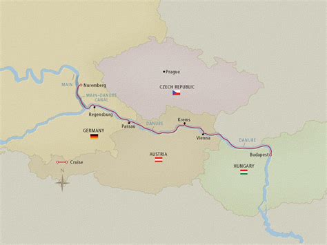 Danube River Cruise Map – Map Of The Usa With State Names