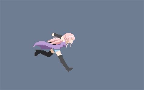 Pixel Art Character Running Gif