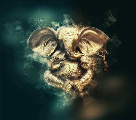 HD wallpaper: Fantasy Ganesha, Ganesha illustration, God, Lord Ganesha ...