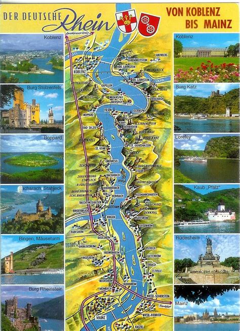 Map Of The Rhine River - Share Map