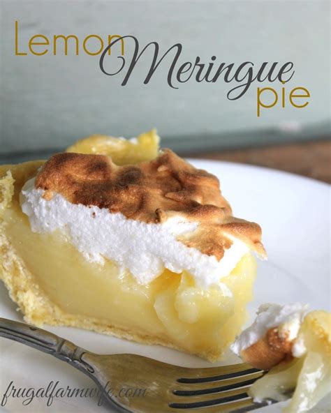 Delicious and Easy Lemon Meringue Pie | Frugal Farm Wife