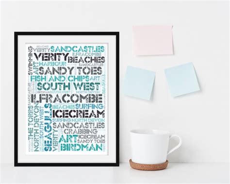 Word Cloud Art Word Cloud Personalised Print Printable Word - Etsy