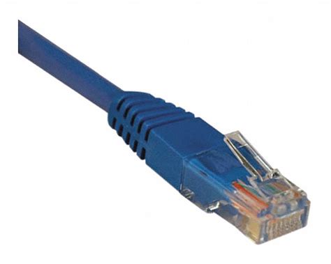 Cat5e Cable,Molded,RJ45 M/M,Blue,50ft - Grainger