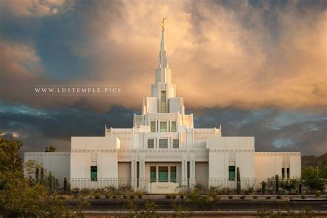 Phoenix Arizona Temple Sunrise North - LDS Temple Pictures