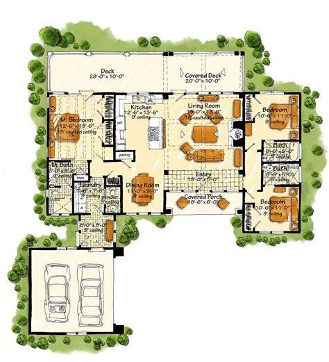 3 Bedroom Mountain Ranch Style House Plan 6531: Cool Springs - 6531