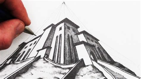 3 Point Perspective Drawing Buildings