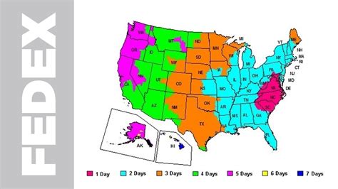 Fedex zone chart ground - honnote