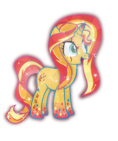 crystal Rainbow Cutie Mark Magic Sunset Shimmer by illumnious on DeviantArt