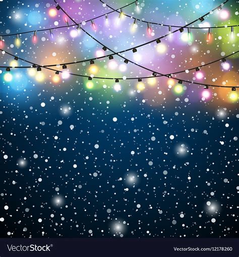 Pretty Christmas Lights Background