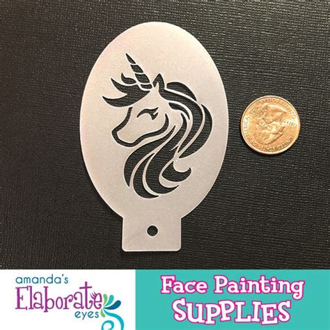 UNICORN FANCY Face Painting Stencil mini - Etsy