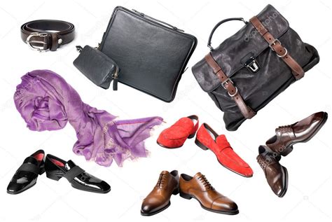 Set of male shoes, accessories and bags — Stock Photo © artjazz #1362939