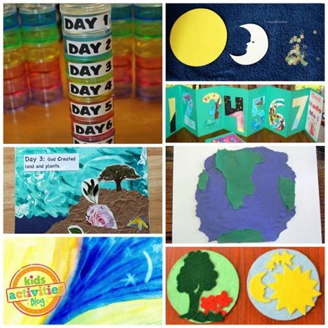 Printable 7 Days Of Creation Crafts