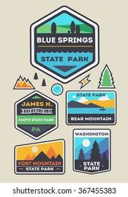 424 Retro State Park Logo Images, Stock Photos & Vectors | Shutterstock