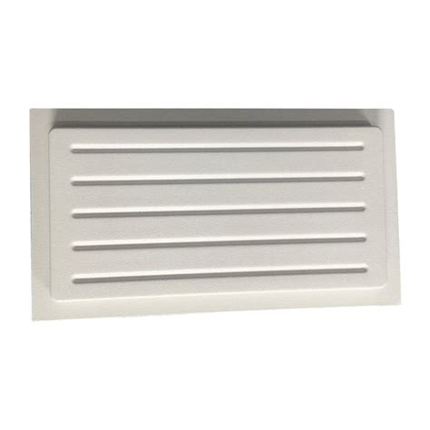 Crawl Space Door Systems 18-in x 10-in Black Plastic Foundation Vent ...