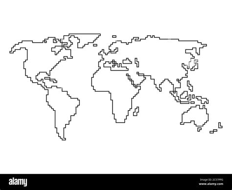 World Map Blank Outline Countries