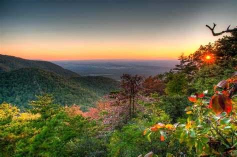 Shenandoah National Park Sunset | HDR creme