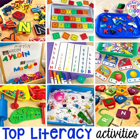 Favorite Lakeshore Literacy Activities for Preschool and Pre-K - Pocket ...