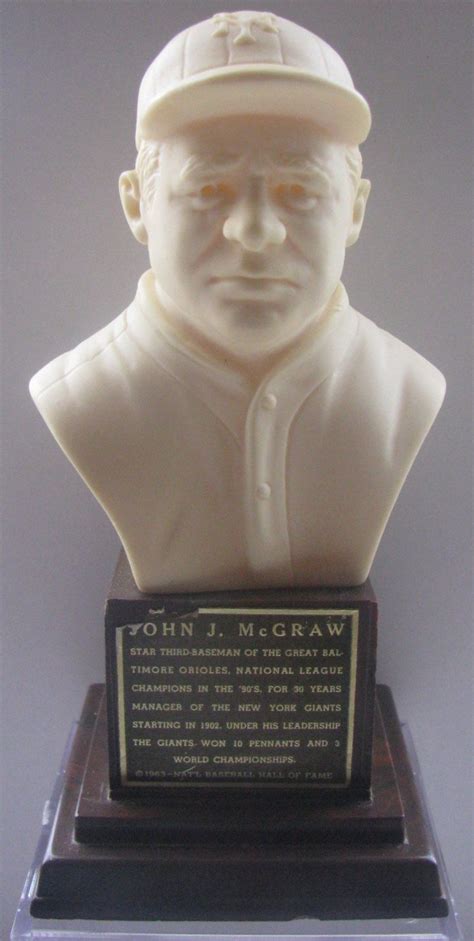 Lot Detail - 1963 JOHN McGRAW "HALL OF FAME" BUST