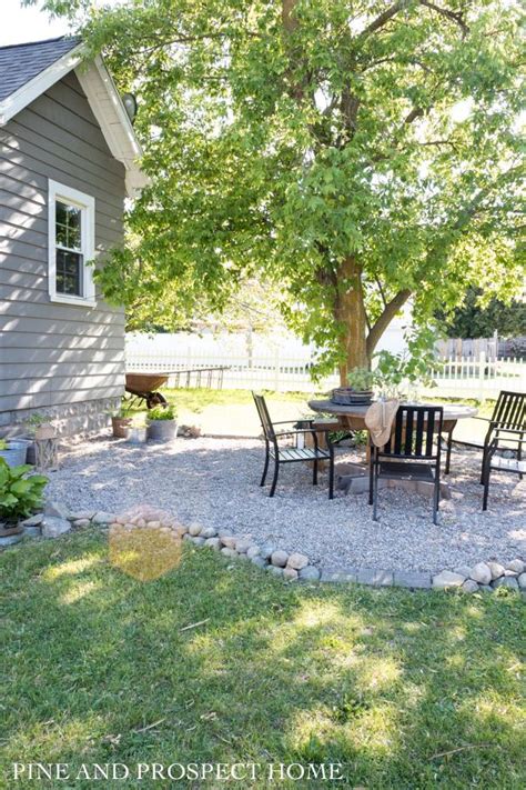 How To Create A Pea Gravel Patio - Patio Furniture