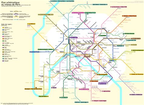 Paris Metro Map - France Travel Guide - Eupedia