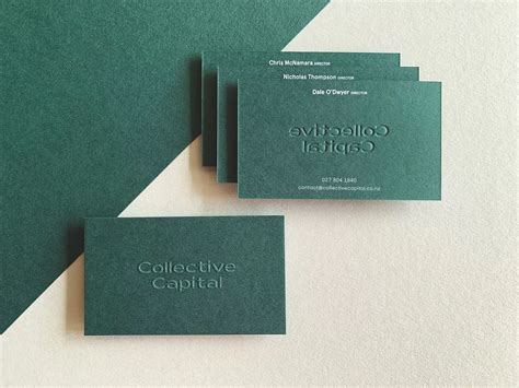 Embossed & Debossed Business Cards • Premium Printing NZ