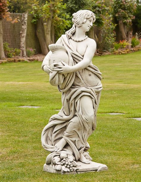 Roman Goddess Gladiator Stone Garden Statue