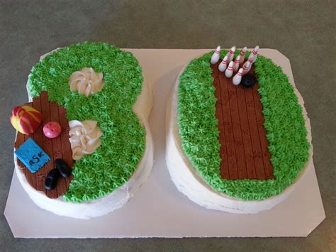 Bowling alley cake, dreamycreamycakes.com Bowling Alley, Custom Cakes ...