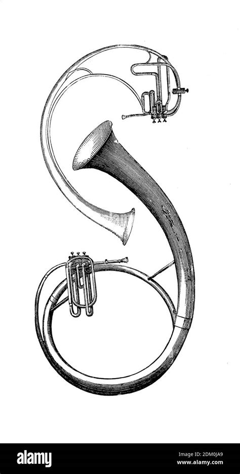 Musical instruments: the saxhorn developed by Adolphe Sax in the 19th ...