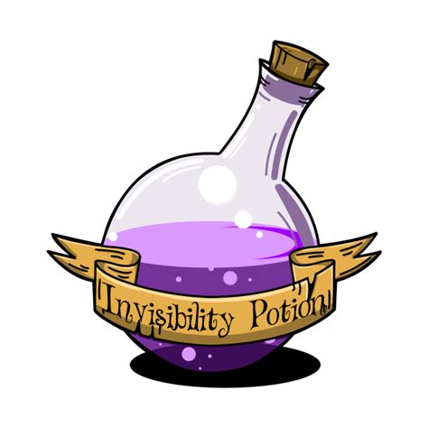 Invisibility Potion - Gaming - T-Shirt | TeePublic