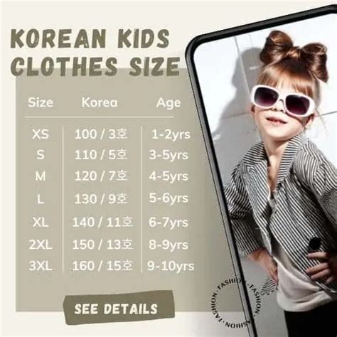 Korean Clothing & Shoe Size Guide & Chart - Krendly