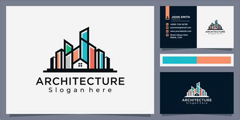 Modern architecture logo design vector, Building logo design icon with ...