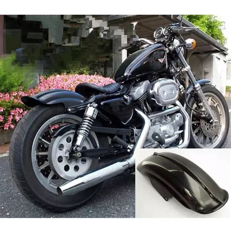 Harley Motorcycle Accessories Black Rear Fender Mudguard For Harley ...