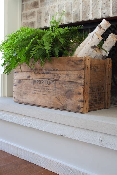 Old Crate | Stikwood Fireplace | Reclaimed Wood | Farmhouse - The ...