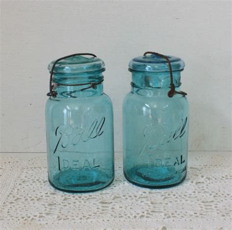 Antique Mason Jars by mygrandfathersattic on Etsy