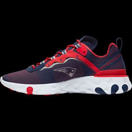 Nike releases another new Patriots shoe: Nike React Element NFL team ...