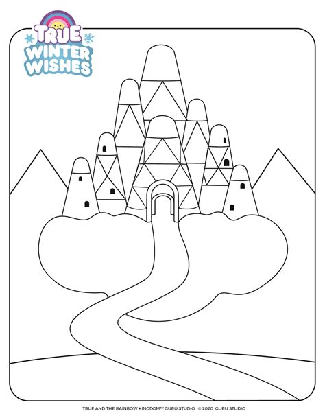 True Rainbow Kingdom Coloring Pages