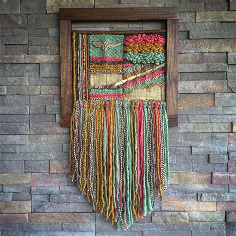 Woven wall hanging by Telaresyflecos on Etsy