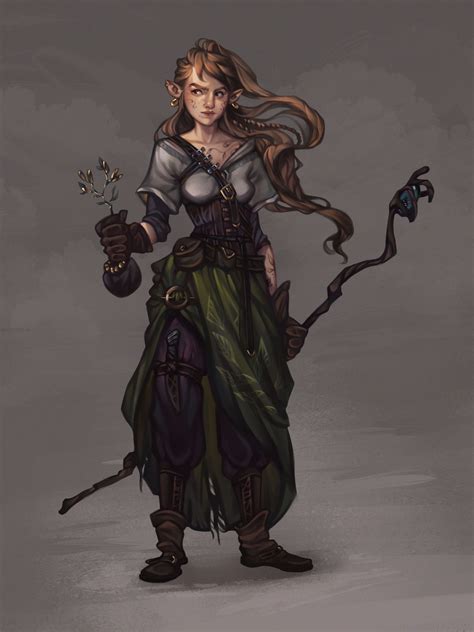 Wood Elf Druid Female - sinrefarmamiento