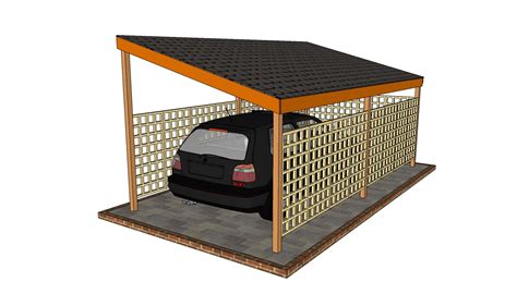 Flat roof double carport plans | PDF Download