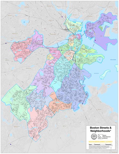 Boston Streets Neighborhoods Norman Leventhal Map Education, 46% OFF