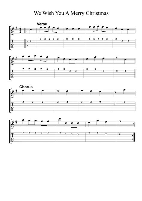 We Wish You A Merry Christmas – Guitar & Ukulele Chords | Learn Guitar ...