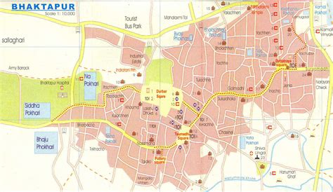 Map of Bhaktapur Nepal | Joao Leitao TRAVEL