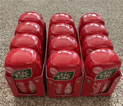 Coca Cola Coke Flavored Tic Tac Limited Edition 12 Packs 34 Oz