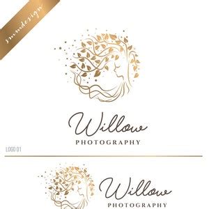 Logo Design, Willow Tree Logo, Photography Logo and Watermark, Tree ...