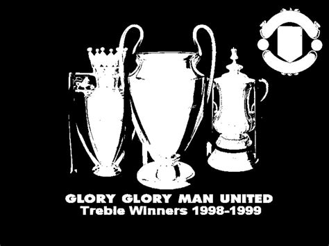 Download Football Wallpaper: Manchester United treble winners 1998- 1999