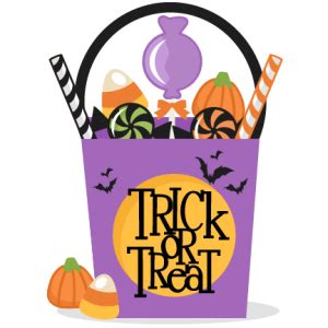 Trick or Treat Bag SVG scrapbook cut file cute clipart files for ...